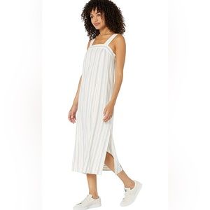 Madewell striped midi dress NWT